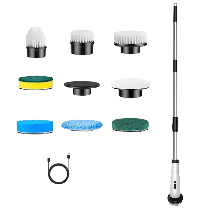A66Z Cordless Electric Cleaning Brush Eight-In-One Multi-Function For Bathroom Floor And Bathtub Cleaning
A66Z Cordless Electric Cleaning Brush Eight-In-One Multi-Function For Bathroom Floor And Bathtub Cleaning