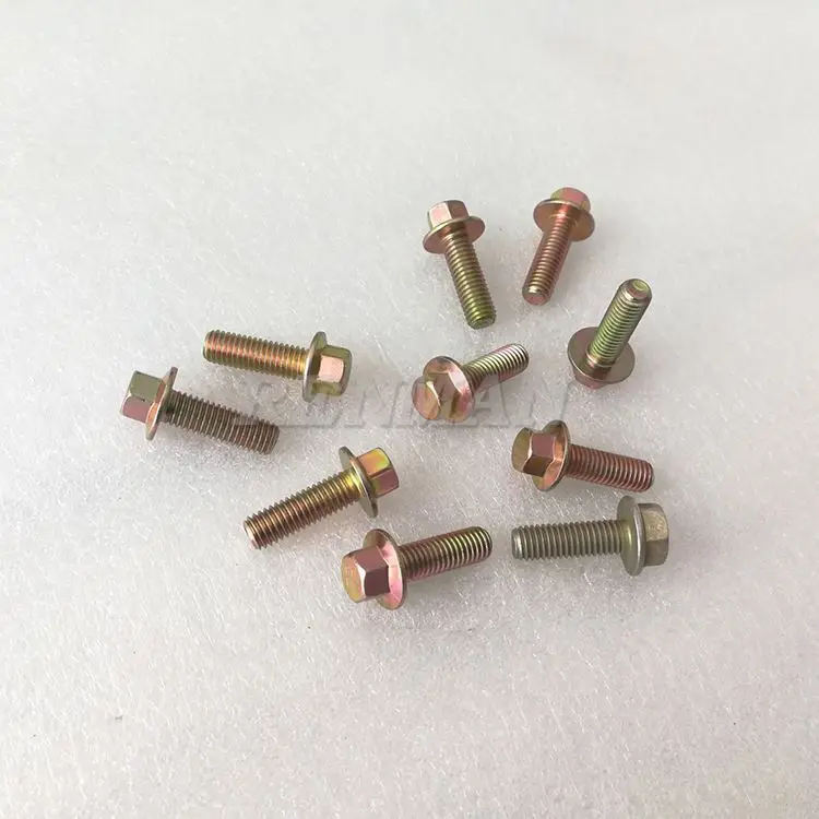 100Pcs for Cummins Hexagon Flange Bolts 3900631 Dongfeng Hercules Hexagon Head Bolts
100Pcs for Cummins Hexagon Flange Bolts 3900631 Dongfeng Hercules Hexagon Head Bolts