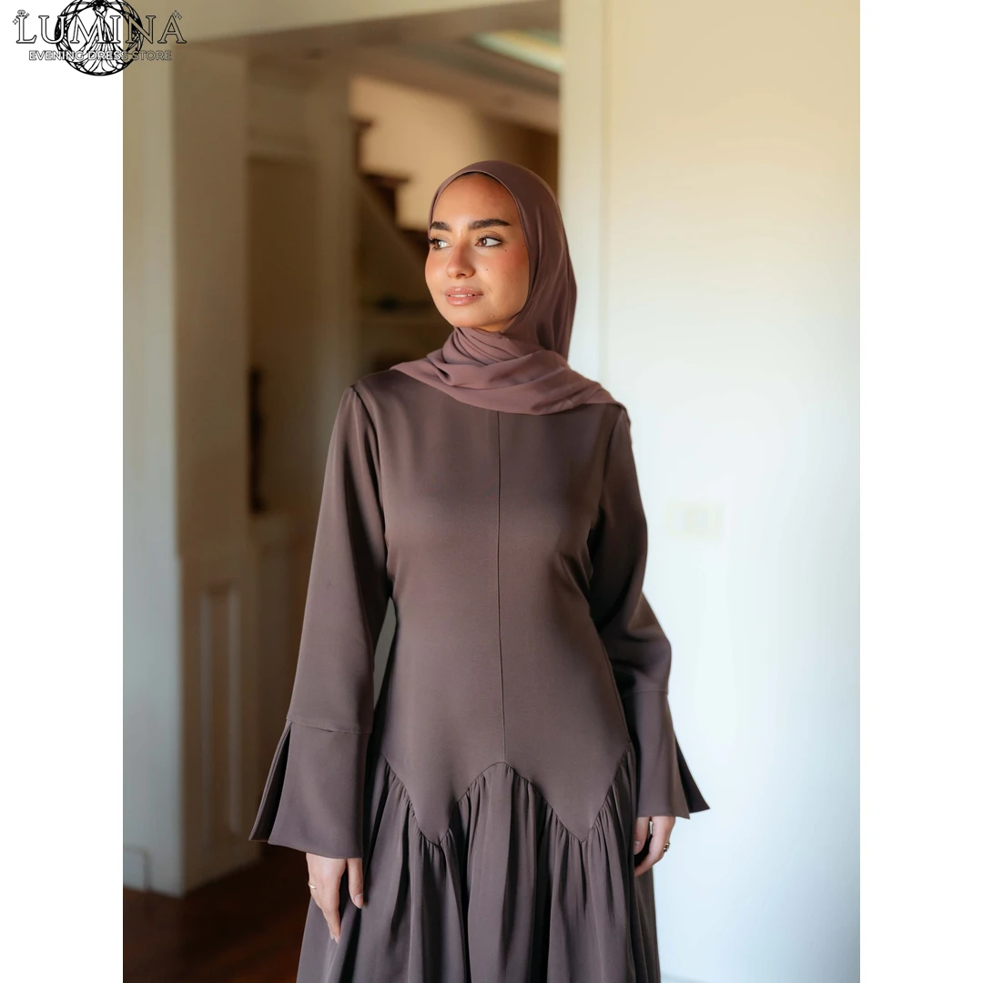 Lumina Custom Made Evening Dresses 2026 Luxury Designer Evening Dress 2026 Woman A Word Round Neck Long Sleeves Elegant Gown
Lumina Custom Made Evening Dresses 2026 Luxury Designer Evening Dress 2026 Woman A Word Round Neck Long Sleeves Elegant Gown