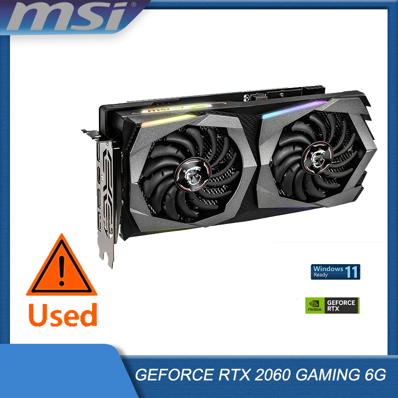 MSI Gaming GeForce RTX 2060 6GB GDRR6 192-bit HDMI/DP Ray Tracing Turing Architecture VR Ready Graphics Card
MSI Gaming GeForce RTX 2060 6GB GDRR6 192-bit HDMI/DP Ray Tracing Turing Architecture VR Ready Graphics Card