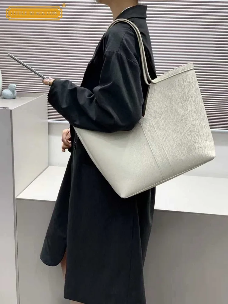 Women New Single Shoulder Bag Bucket Bag Office Lady Fashion Solid Color Elegant Large Genuine Leather Large Capacity Armpit Bag
Women New Single Shoulder Bag Bucket Bag Office Lady Fashion Solid Color Elegant Large Genuine Leather Large Capacity Armpit Bag