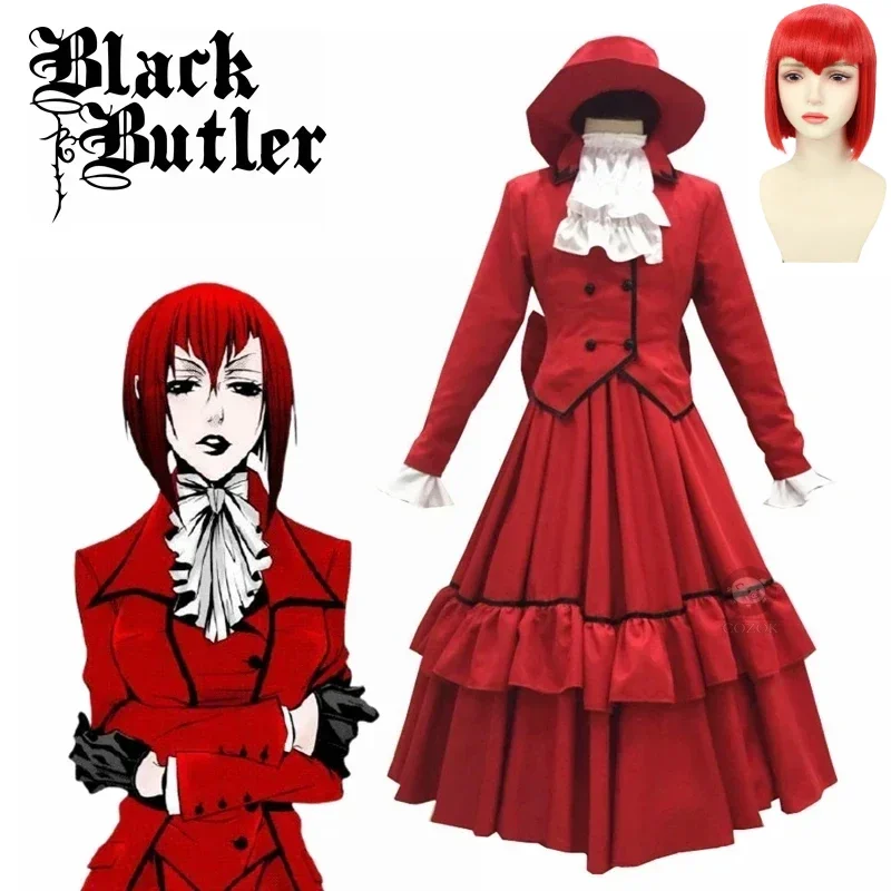 《Custom Size》Anime Black Butler Madam Red Angelina Dalles Dress Cosplay Costume Wig
《Custom Size》Anime Black Butler Madam Red Angelina Dalles Dress Cosplay Costume Wig