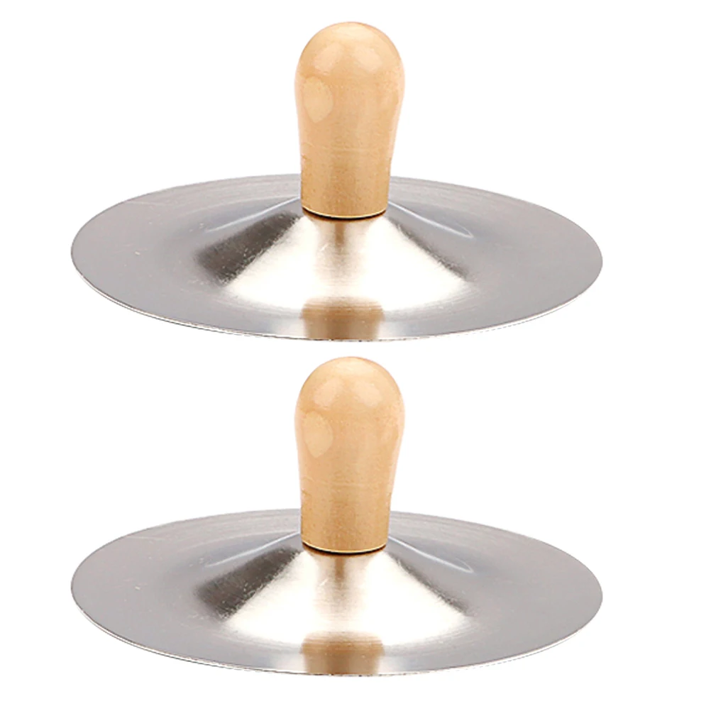 2Pcs Hand Percussion Copper Cymbals Musical Instrument Education Brass Percussion Mount Cymbals Finger Cymbals With Handles
2Pcs Hand Percussion Copper Cymbals Musical Instrument Education Brass Percussion Mount Cymbals Finger Cymbals With Handles