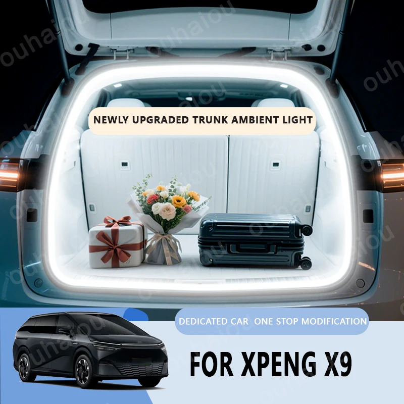 For XPeng X9 G9 P7+ G6 Mona M03 trunk light modification light Atmosphere lights White warm white Rear Trunk LED Light Bar
For XPeng X9 G9 P7+ G6 Mona M03 trunk light modification light Atmosphere lights White warm white Rear Trunk LED Light Bar