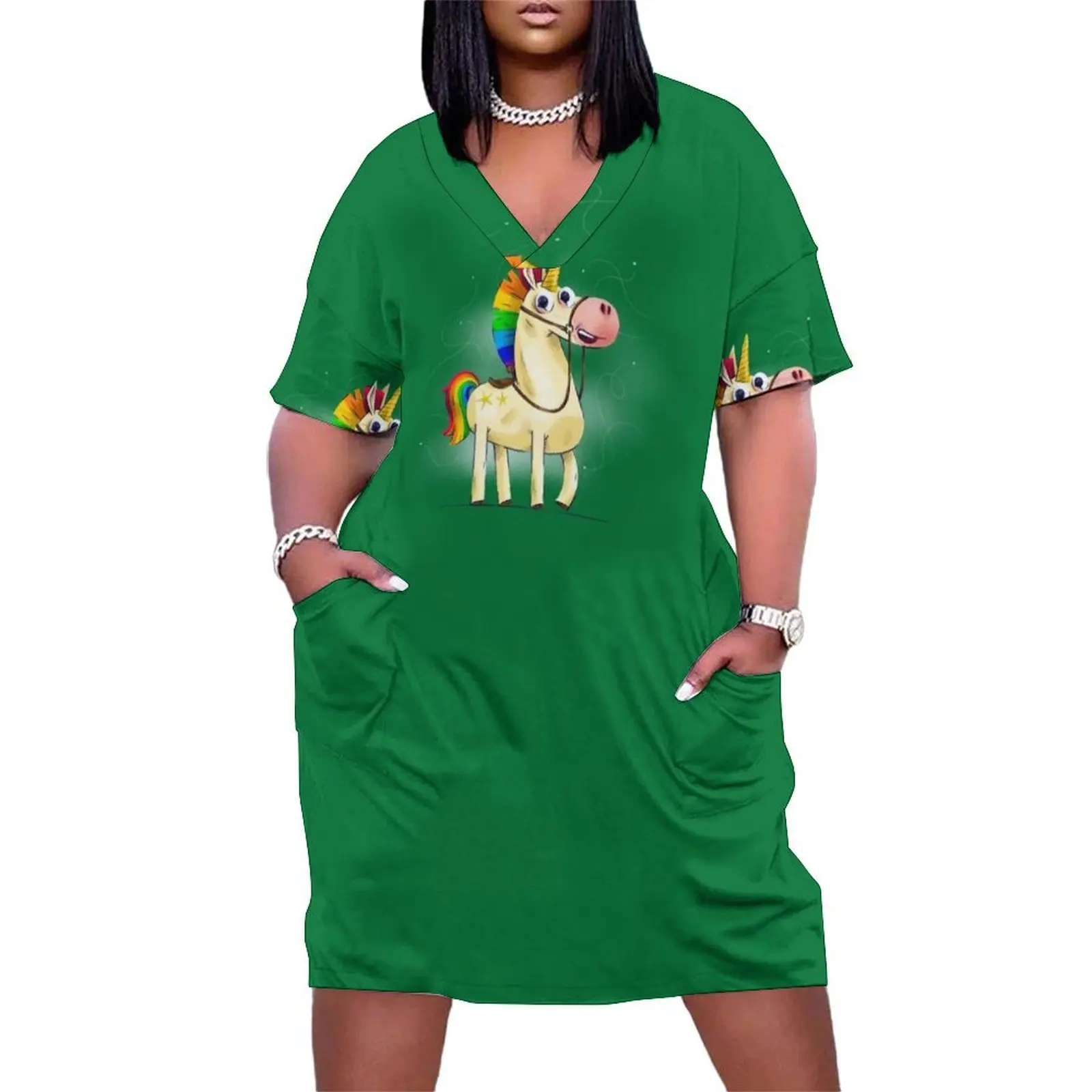 Funky Unicorn Loose Pocket Dress Long dress birthday dress for women women's summer clothing 2025
Funky Unicorn Loose Pocket Dress Long dress birthday dress for women women's summer clothing 2025