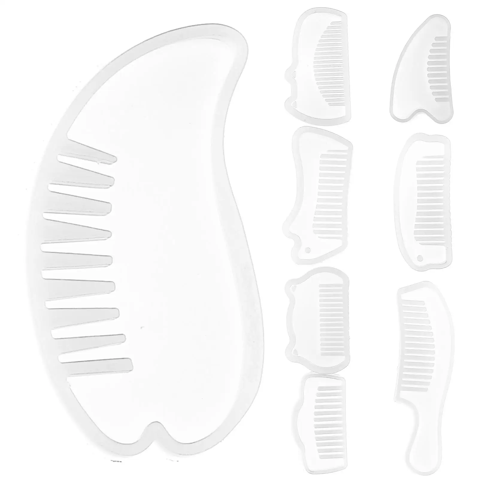 8 Pcs Comb Resin Mold Set DIY Brush Making Air Silicone Casting Molds Crafts Silica Gel Supplies
8 Pcs Comb Resin Mold Set DIY Brush Making Air Silicone Casting Molds Crafts Silica Gel Supplies