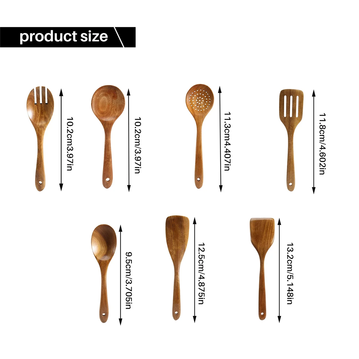 AA91 9 PCS Wooden Spoons for Cooking, Wooden Utensils for Cooking with Utensils Holder, Teak Wooden Kitchen Utensils Set
AA91 9 PCS Wooden Spoons for Cooking, Wooden Utensils for Cooking with Utensils Holder, Teak Wooden Kitchen Utensils Set