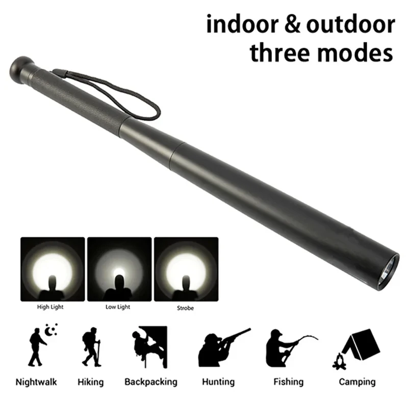 Ultra Bright Outdoor Self Defense Baseball Bat Flashlight Stick Emergency Personal Defense Torch Anti Riot Equipment Supplies
Ultra Bright Outdoor Self Defense Baseball Bat Flashlight Stick Emergency Personal Defense Torch Anti Riot Equipment Supplies