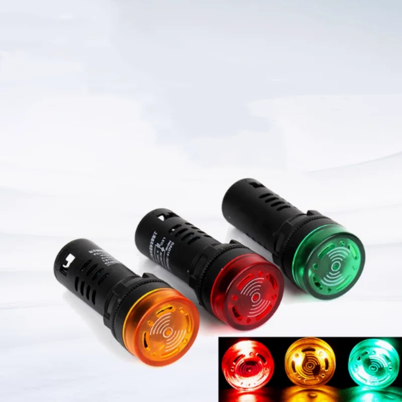 2pcs colorful AD16-22SM 12/24/36/48/110/220V 22mm Flash Signal Light Red LED Active Buzzer Beep Alarm Indicator Red Green Yellow
2pcs colorful AD16-22SM 12/24/36/48/110/220V 22mm Flash Signal Light Red LED Active Buzzer Beep Alarm Indicator Red Green Yellow