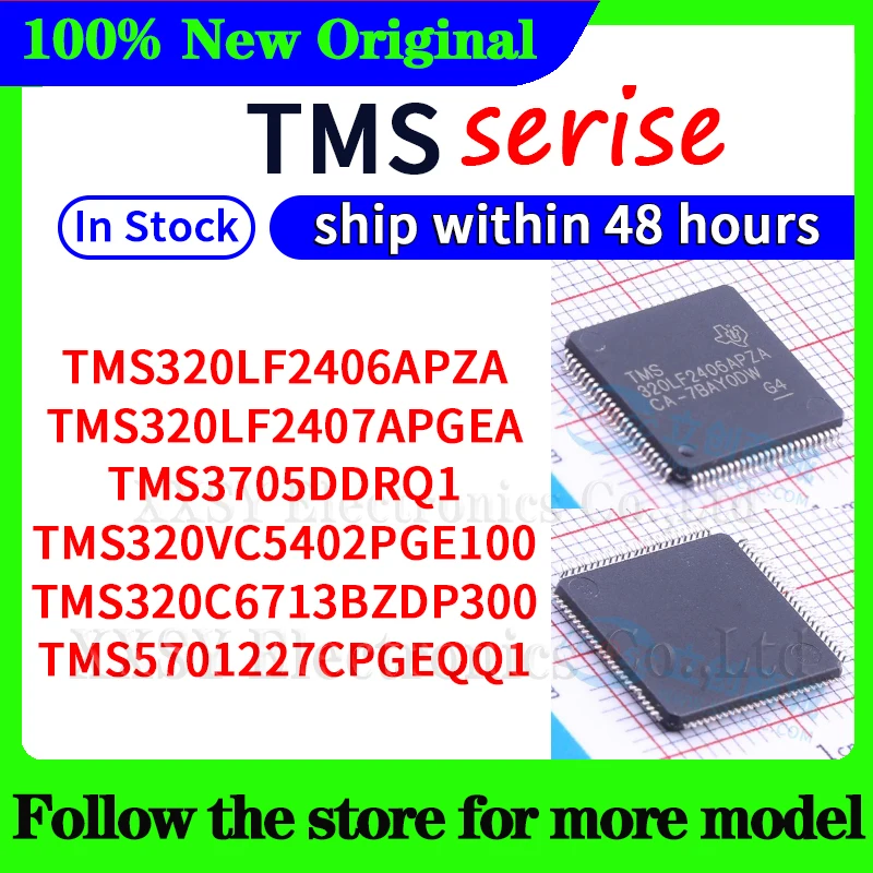 TMS320LF2407APGEA TMS320LF2406APZA TMS3705DDRQ1 TMS320C6713BZDP300 TMS320VC5402PGE100 TMS5701227CPGEQQ1 48 Hours ship
TMS320LF2407APGEA TMS320LF2406APZA TMS3705DDRQ1 TMS320C6713BZDP300 TMS320VC5402PGE100 TMS5701227CPGEQQ1 48 Hours ship