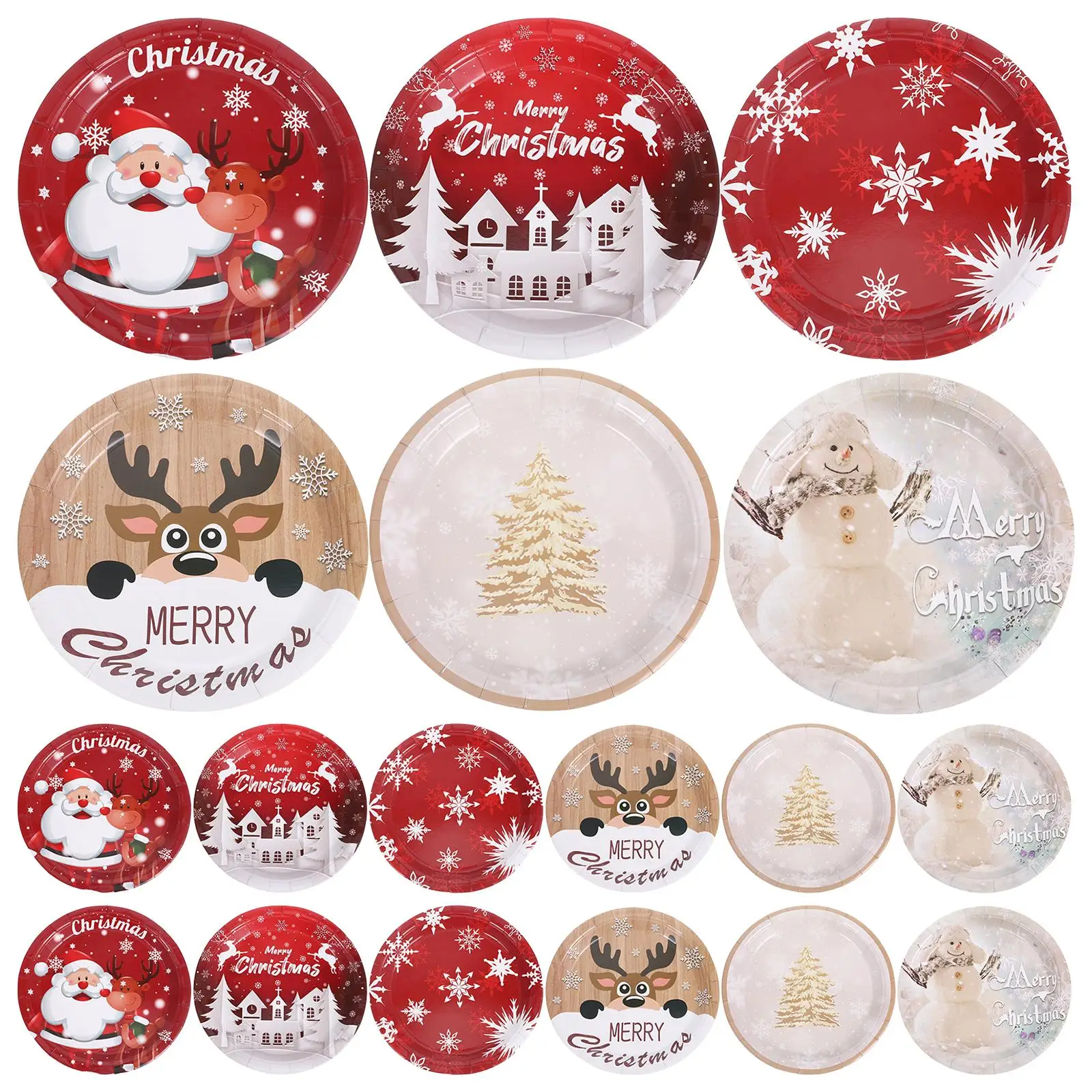 60 Pcs Paper Plates Christmas Party Cookies for Santa Tray Birthday Cutlery Set Chrisrmas Serving Candy Vacation
60 Pcs Paper Plates Christmas Party Cookies for Santa Tray Birthday Cutlery Set Chrisrmas Serving Candy Vacation
