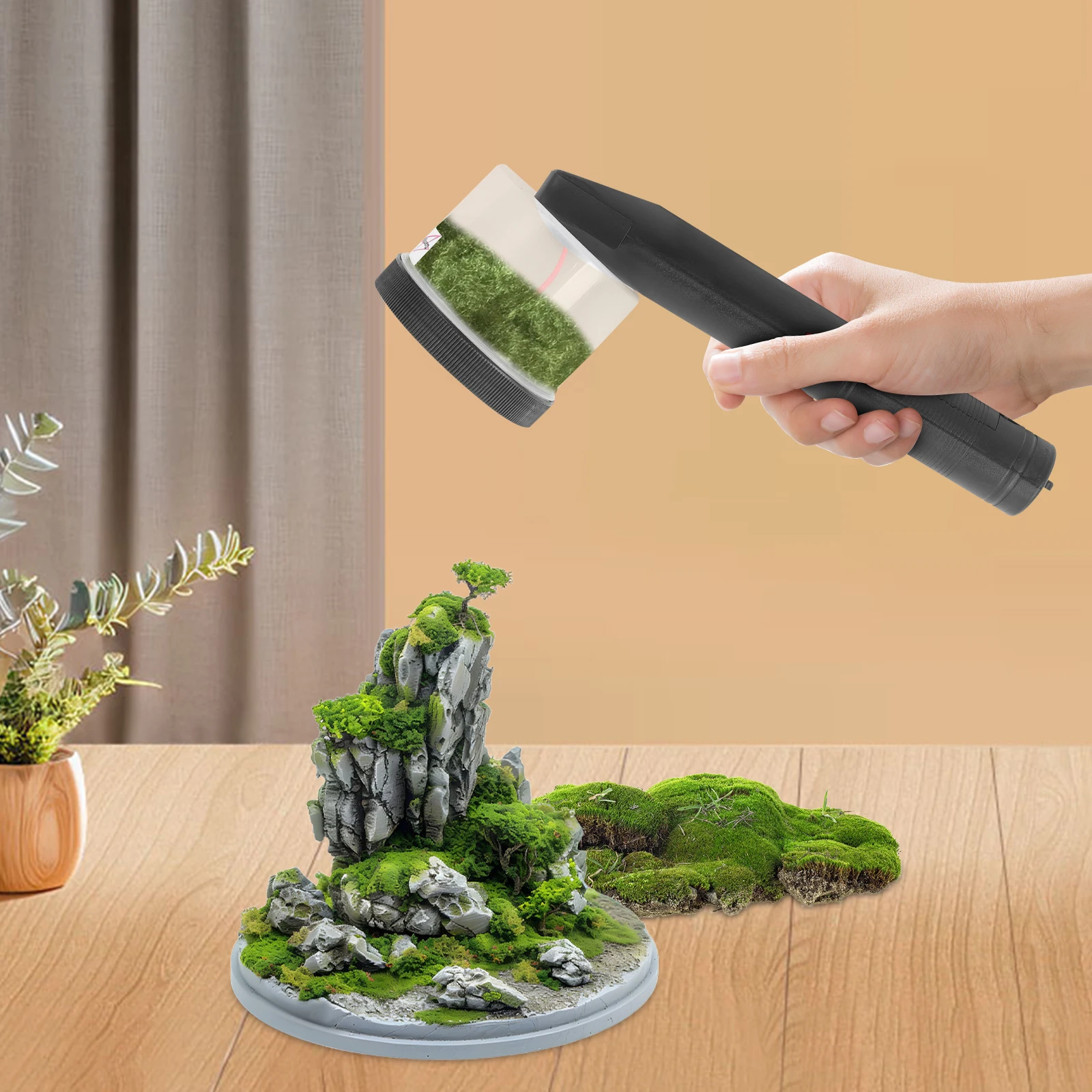 Mini Handheld Electrostatic Flocking Machine with 2 Sieves 4 Packs Static Grass for Grass Planting Models Landscape Models
Mini Handheld Electrostatic Flocking Machine with 2 Sieves 4 Packs Static Grass for Grass Planting Models Landscape Models