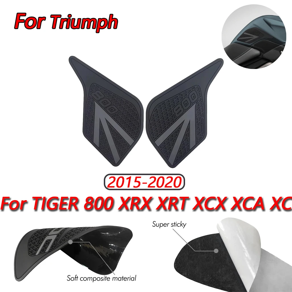 Для Triumph TIGER 800 XRX XRT XCX XCA XC 2015-2020 наклейки на мотоцикл противоскользящие ПВХ черный боковой топливный бак
Для Triumph TIGER 800 XRX XRT XCX XCA XC 2015-2020 наклейки на мотоцикл противоскользящие ПВХ черный боковой топливный бак