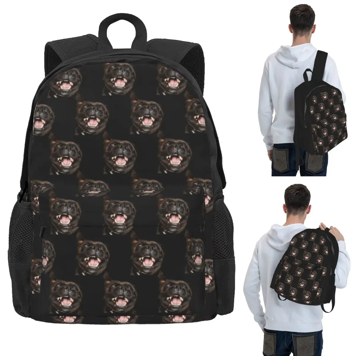 Staffordshire Bull Terrier Student Backpack School Bag Hiking Travel Daypack for Men Women Bookbag Shoulder Bags
Staffordshire Bull Terrier Student Backpack School Bag Hiking Travel Daypack for Men Women Bookbag Shoulder Bags