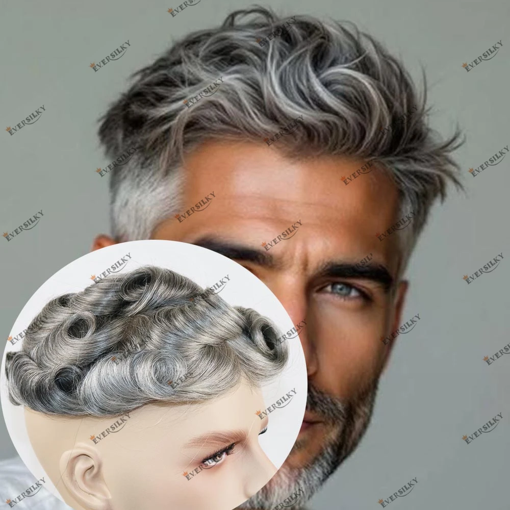 Full PU Skin Base Human Hair Men's Toupee with Grey Hair 1B30 1B50 Undetectable 0.1mm Injected Long Last Capillary Prosthesis
Full PU Skin Base Human Hair Men's Toupee with Grey Hair 1B30 1B50 Undetectable 0.1mm Injected Long Last Capillary Prosthesis