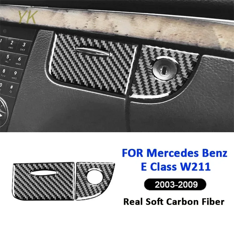 For Mercedes Benz E Class W211 2003-2009 Carbon Fiber Auto Co-Pilot Storage Box Button Switch Key Lock Panel Decoration Sticker
For Mercedes Benz E Class W211 2003-2009 Carbon Fiber Auto Co-Pilot Storage Box Button Switch Key Lock Panel Decoration Sticker