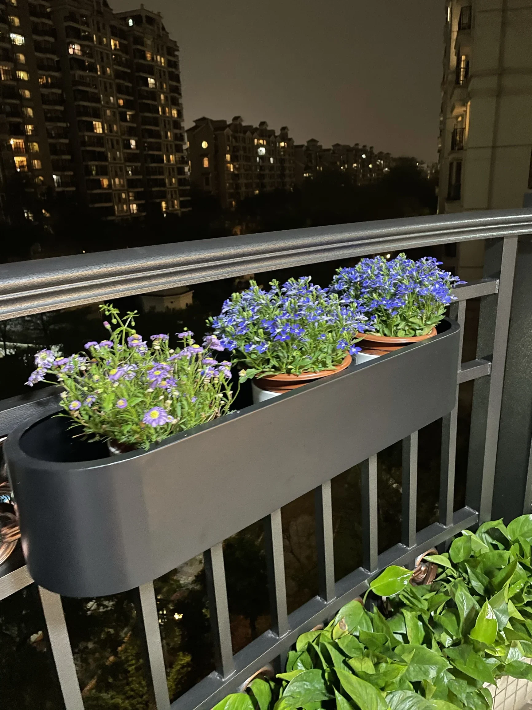 Wrought iron railing oval flower box flower stand guardrail hanging flower pot stand indoor
Wrought iron railing oval flower box flower stand guardrail hanging flower pot stand indoor