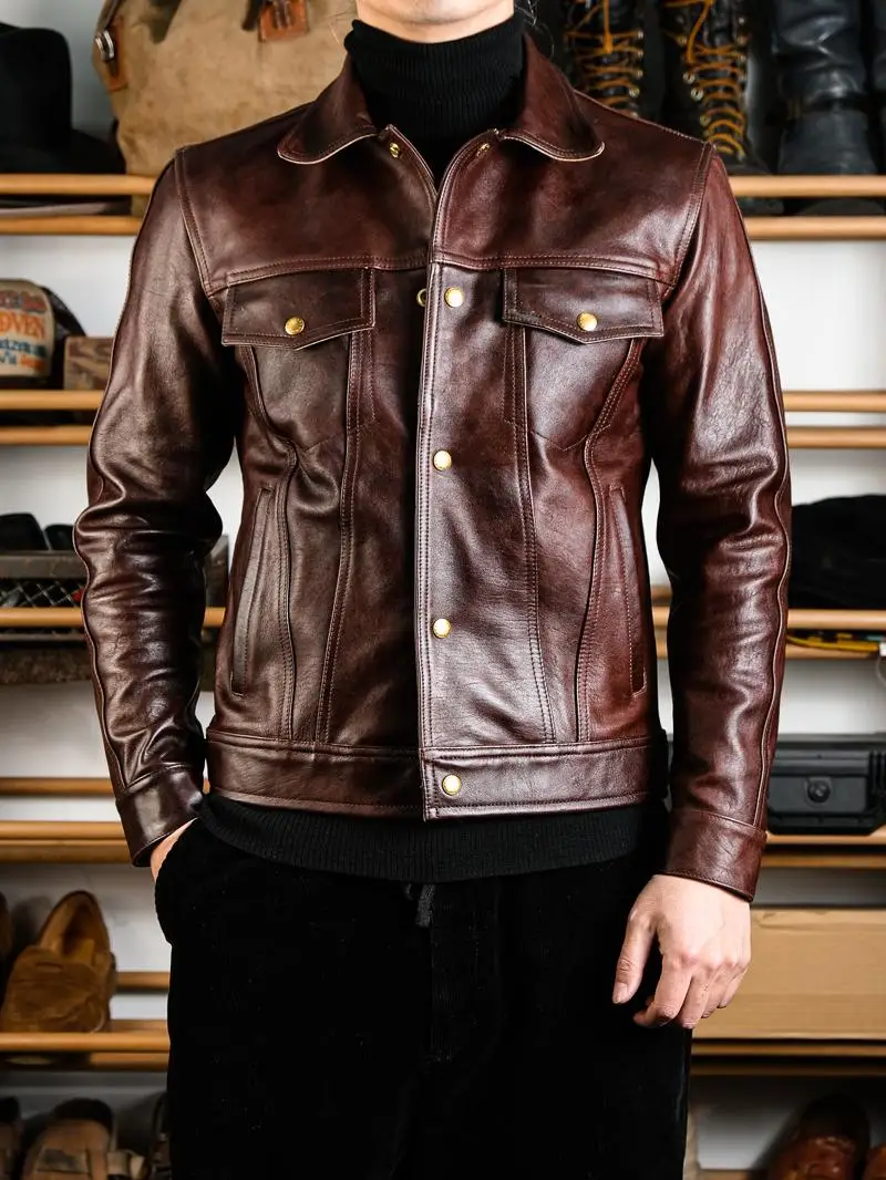 Куртка Real Simons TYPE3 короткая, утепленная, из коричневой конской кожи, модный городской стиль, молодежная повседневная куртка из натуральной кожи, весенняя коллекция
Куртка Real Simons TYPE3 короткая, утепленная, из коричневой конской кожи, модный городской стиль, молодежная повседневная куртка из натуральной кожи, весенняя коллекция