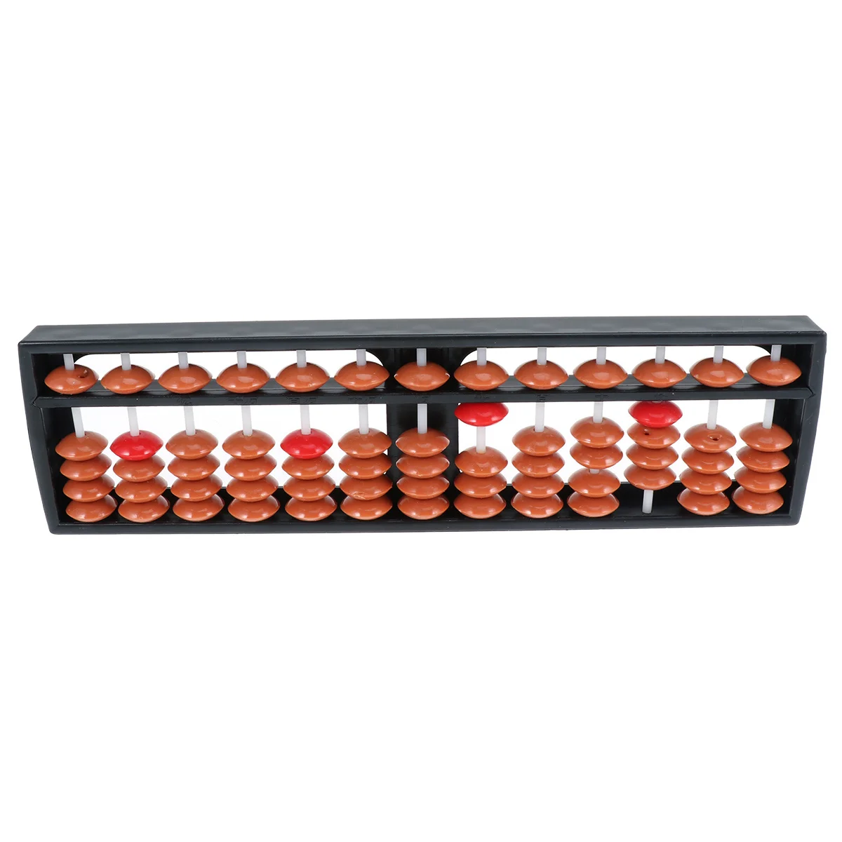 13 Rods Abacus Simulation Plastic Frame with Brown Wooden Beads for Math Education Arithmetic Calculating Tool
13 Rods Abacus Simulation Plastic Frame with Brown Wooden Beads for Math Education Arithmetic Calculating Tool