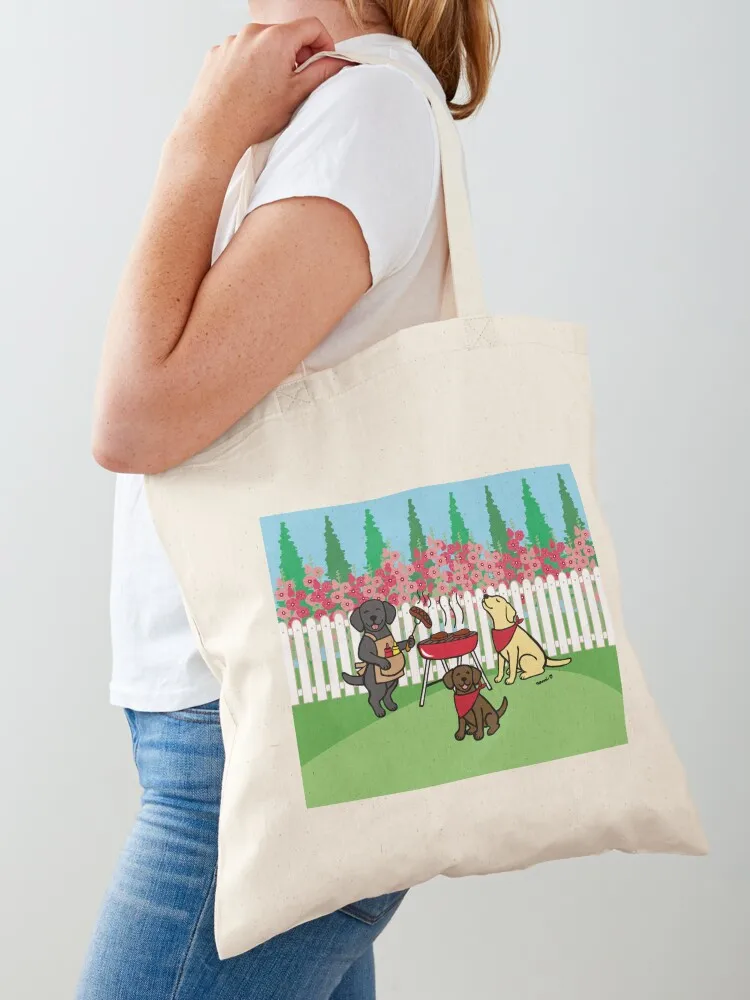 BBQ Time Labradors! Tote Bag Women's tote bag Canvas stote bag large size bags hand bags
BBQ Time Labradors! Tote Bag Women's tote bag Canvas stote bag large size bags hand bags