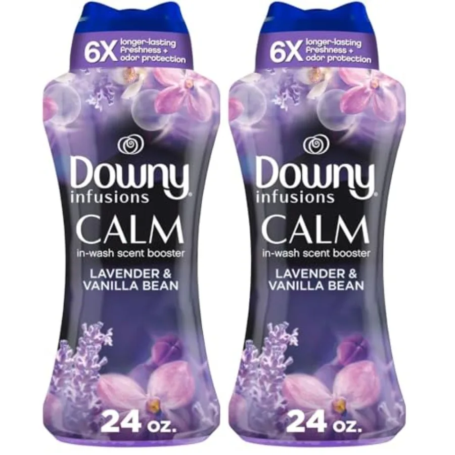 Downy Calm In Wash Laundry Scent Booster Beads, Soothing Lavender And Vanilla Bean Scent, 24.0 OZ, Laundry-Scent Beads, Long La
Downy Calm In Wash Laundry Scent Booster Beads, Soothing Lavender And Vanilla Bean Scent, 24.0 OZ, Laundry-Scent Beads, Long La