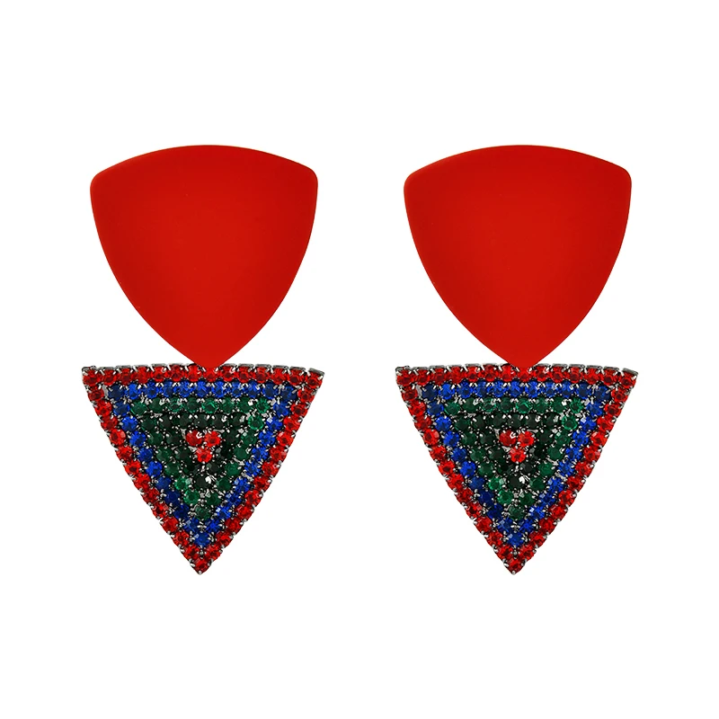 Rhinestone exaggerated earrings niche personality design triangular earrings Korean light luxury fashion earrings
Rhinestone exaggerated earrings niche personality design triangular earrings Korean light luxury fashion earrings
