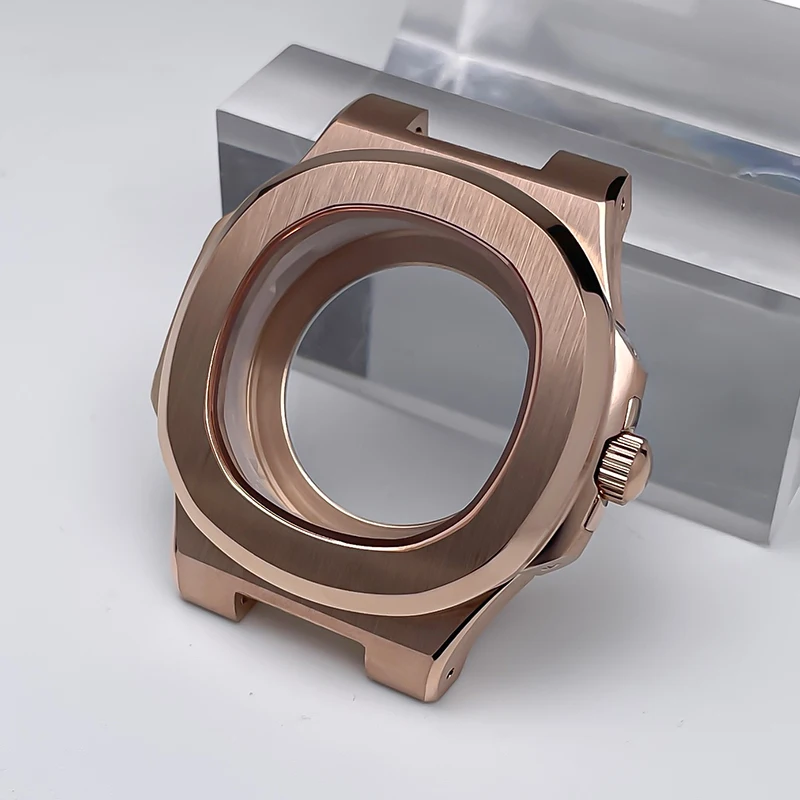 Rose Gold/Silver 43mm Square Watch Case Bracelet Sapphire Glass Compatible with NH35 Movement for 30.5mm Dial Watch Modification
Rose Gold/Silver 43mm Square Watch Case Bracelet Sapphire Glass Compatible with NH35 Movement for 30.5mm Dial Watch Modification