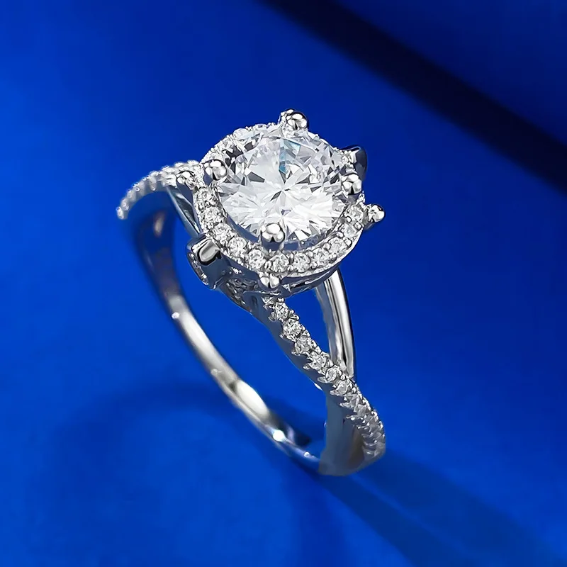 S925 Silver Jewelry 1-carat Diamond Ring, Large Diamond Ring, Wedding Ring, Proposal Ring, Cross border Hot Sale in Europe and A
S925 Silver Jewelry 1-carat Diamond Ring, Large Diamond Ring, Wedding Ring, Proposal Ring, Cross border Hot Sale in Europe and A