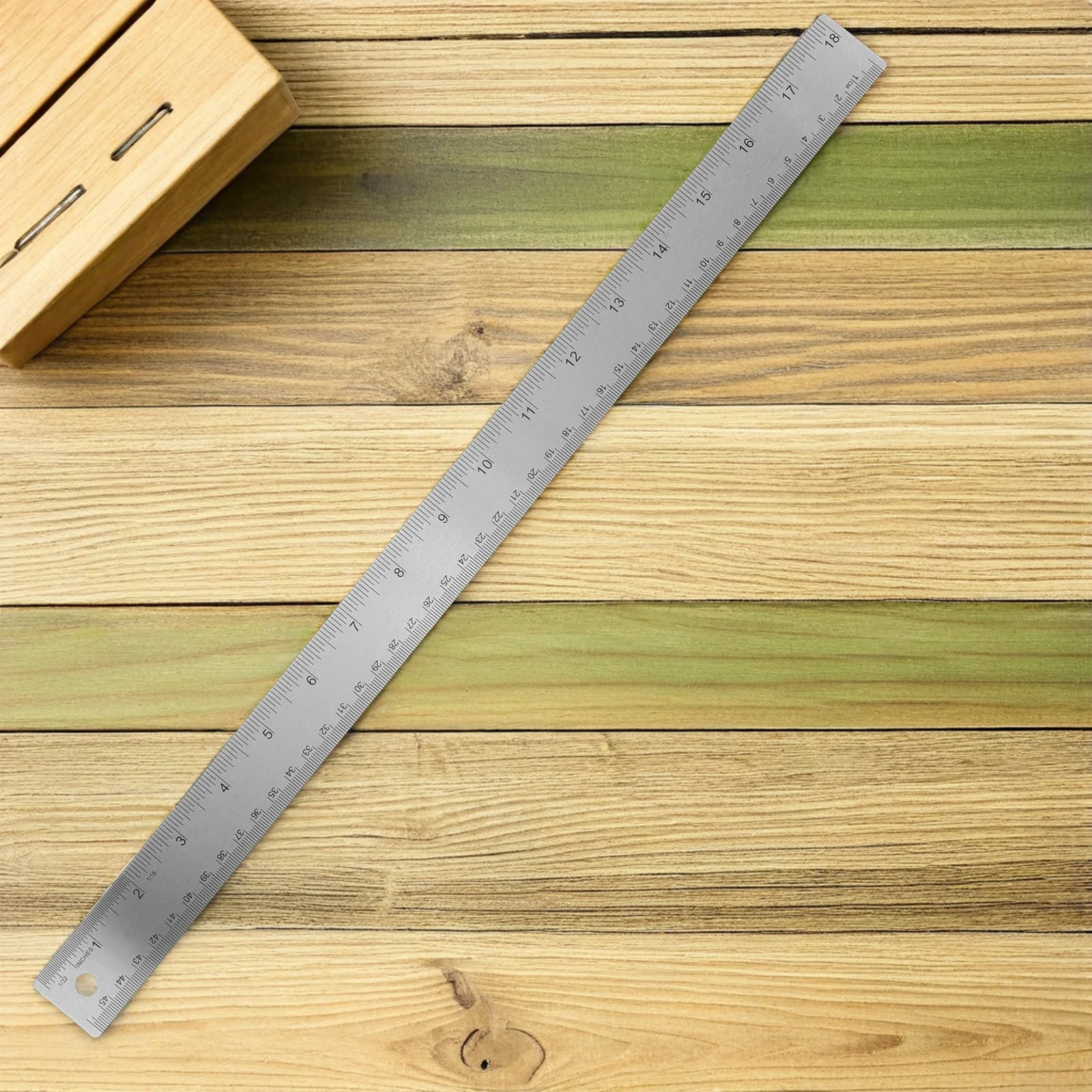 2Pcs Stainless Steel Ruler 18 Inch Cork Backed Metal Straight Ruler Non-Slip Surface for Office School Drawing Measuring Tool
2Pcs Stainless Steel Ruler 18 Inch Cork Backed Metal Straight Ruler Non-Slip Surface for Office School Drawing Measuring Tool