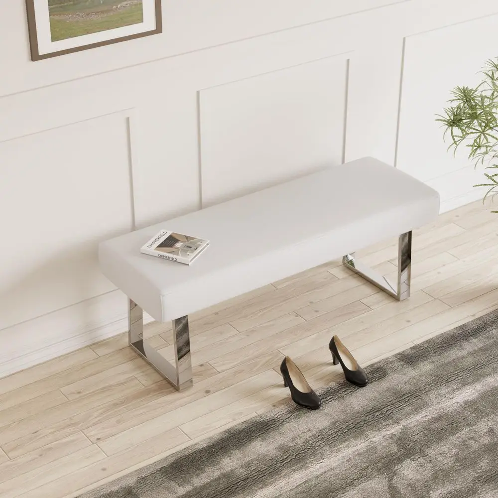 Bedroom Bench Bed end upholstered Bench Indoor Corner Small Bench, with Metal Legs, for entryway Dining Room Kitchen and Living
Bedroom Bench Bed end upholstered Bench Indoor Corner Small Bench, with Metal Legs, for entryway Dining Room Kitchen and Living