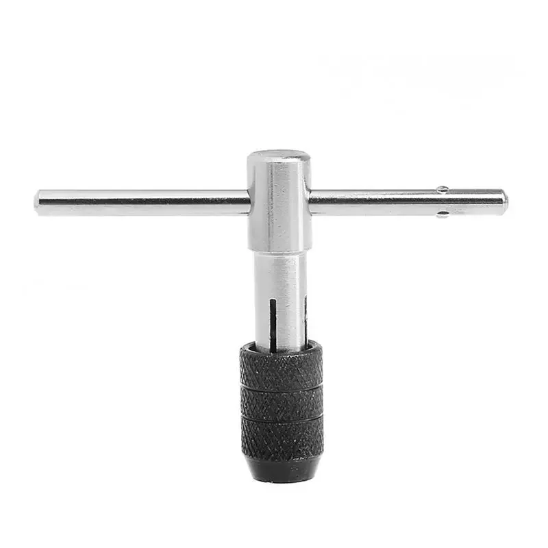 Adjustable M3-M6 T-Handle Ratchet Tap Wrench Tap Screw Holder Male Thread Metric Plug Mechanical Workshop Tools Hand Tool
Adjustable M3-M6 T-Handle Ratchet Tap Wrench Tap Screw Holder Male Thread Metric Plug Mechanical Workshop Tools Hand Tool