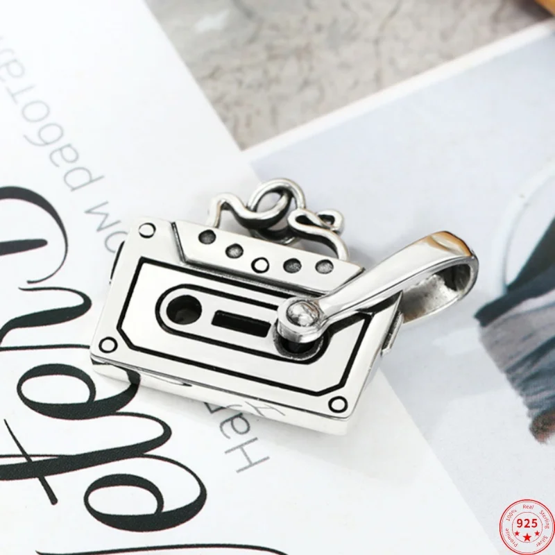 Genuine S925 Sterling Silver Charms Pendants for Women Men New Fashion Relief Creative Old Style Radio Jewelry Free Shipping
Genuine S925 Sterling Silver Charms Pendants for Women Men New Fashion Relief Creative Old Style Radio Jewelry Free Shipping