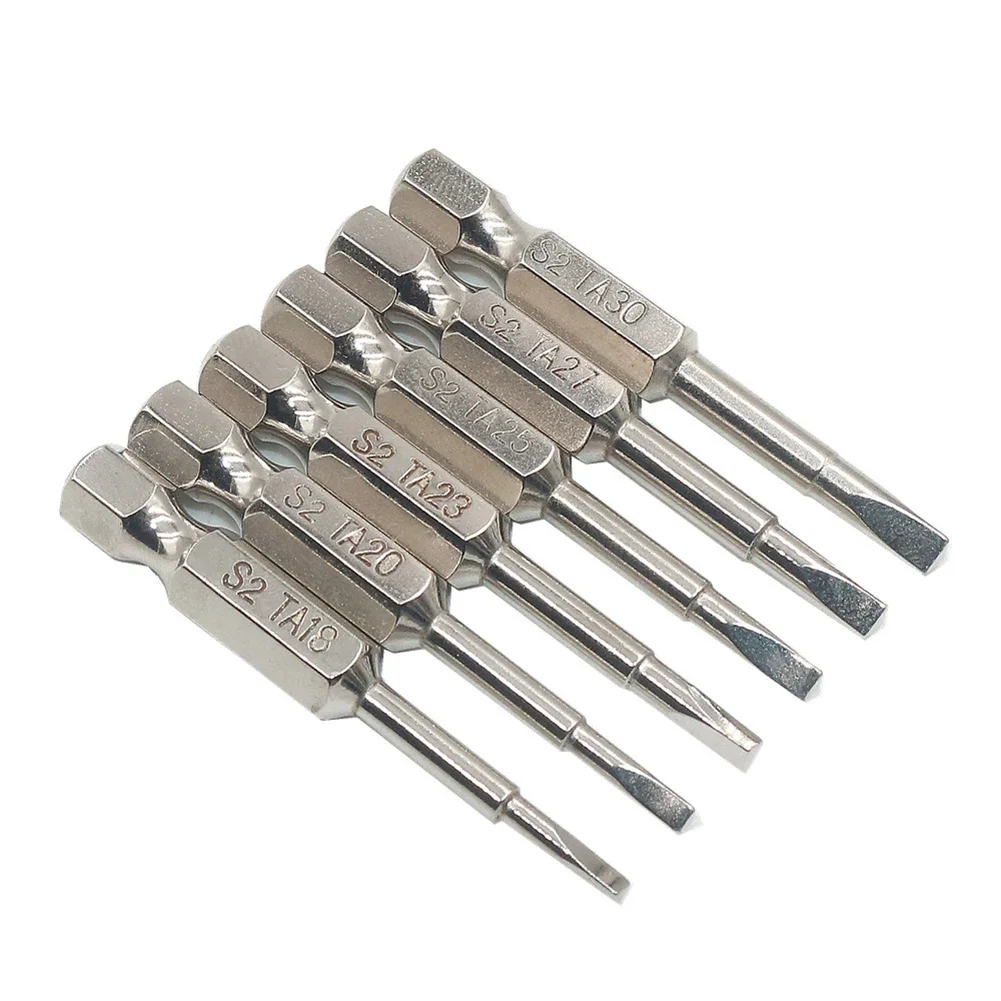 6Pcs/Set Magnetic Triangle Head Screwdriver Bits Set 1/4" Steel Anti-Slip Hex Screw Equipment Electric Power Tool Accessories
6Pcs/Set Magnetic Triangle Head Screwdriver Bits Set 1/4" Steel Anti-Slip Hex Screw Equipment Electric Power Tool Accessories