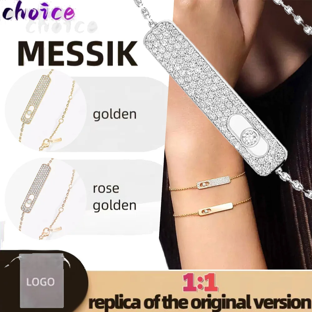 Sterling silver s925 luxury dense diamond bracelet messik home fashion versatile personalized women's bracelet
Sterling silver s925 luxury dense diamond bracelet messik home fashion versatile personalized women's bracelet