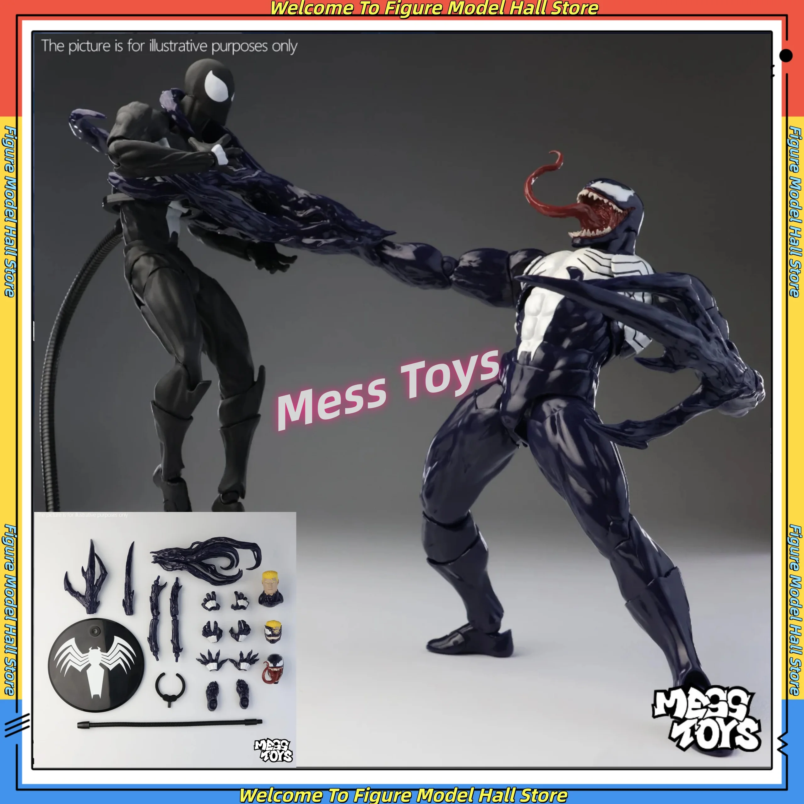 Messtoy Venom Anime Figures Deadly Neighbours Figurine Mess Toys Action Figures Custom Model Gift Customized Collection Toy
Messtoy Venom Anime Figures Deadly Neighbours Figurine Mess Toys Action Figures Custom Model Gift Customized Collection Toy