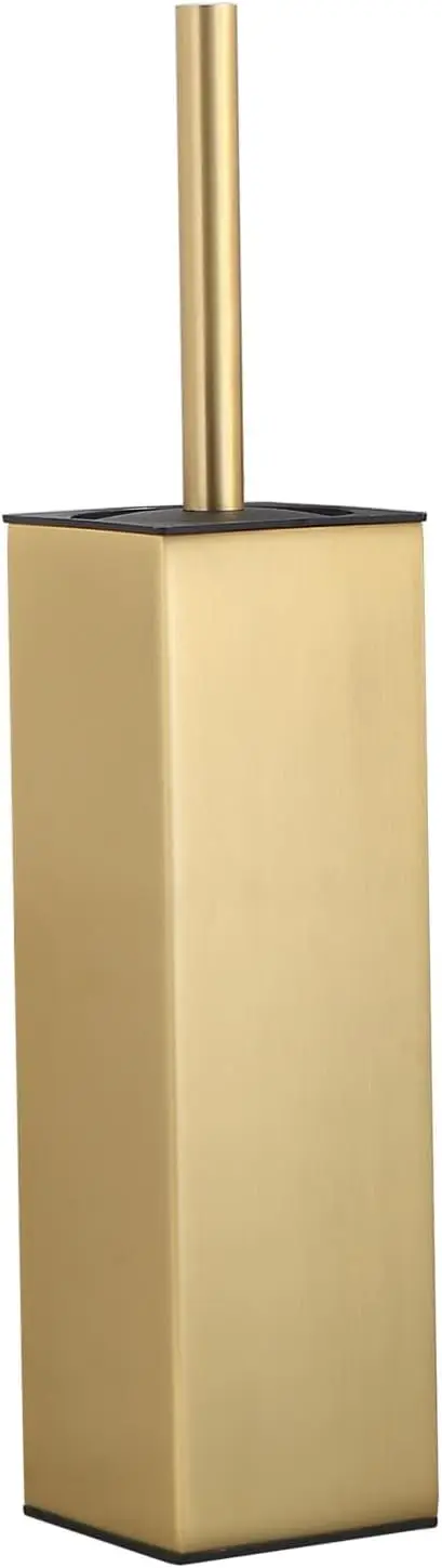 Standing Toilet Brush and Holder Brushed Gold Aluminum for Bathroom Storage, with Dual Brush Heads and Odor-Sealing Lid
Standing Toilet Brush and Holder Brushed Gold Aluminum for Bathroom Storage, with Dual Brush Heads and Odor-Sealing Lid