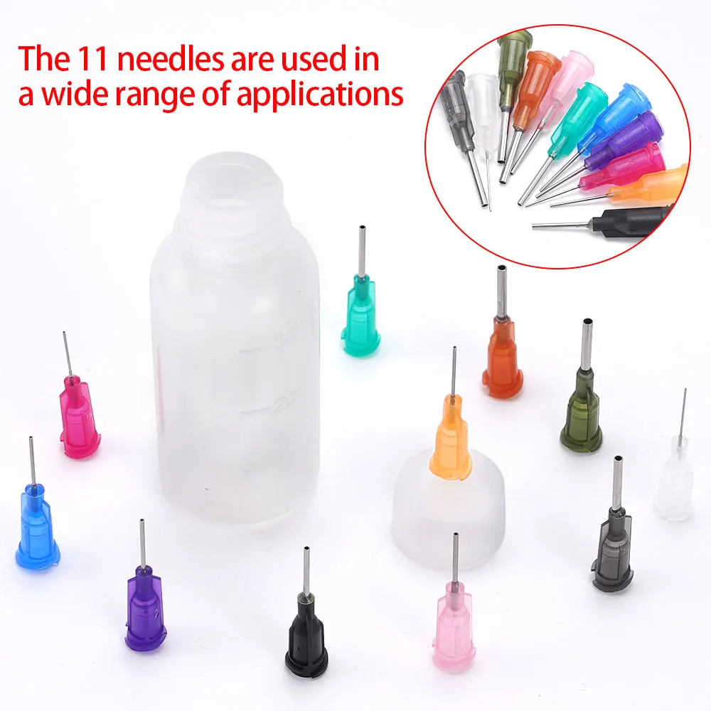 30ml/50ml Empty Plastic Syringe Bottle Rosin Flux Alcohol Bottle For Dispenser Rosin Solder Flux Paste +11 Needles Tool Parts
30ml/50ml Empty Plastic Syringe Bottle Rosin Flux Alcohol Bottle For Dispenser Rosin Solder Flux Paste +11 Needles Tool Parts