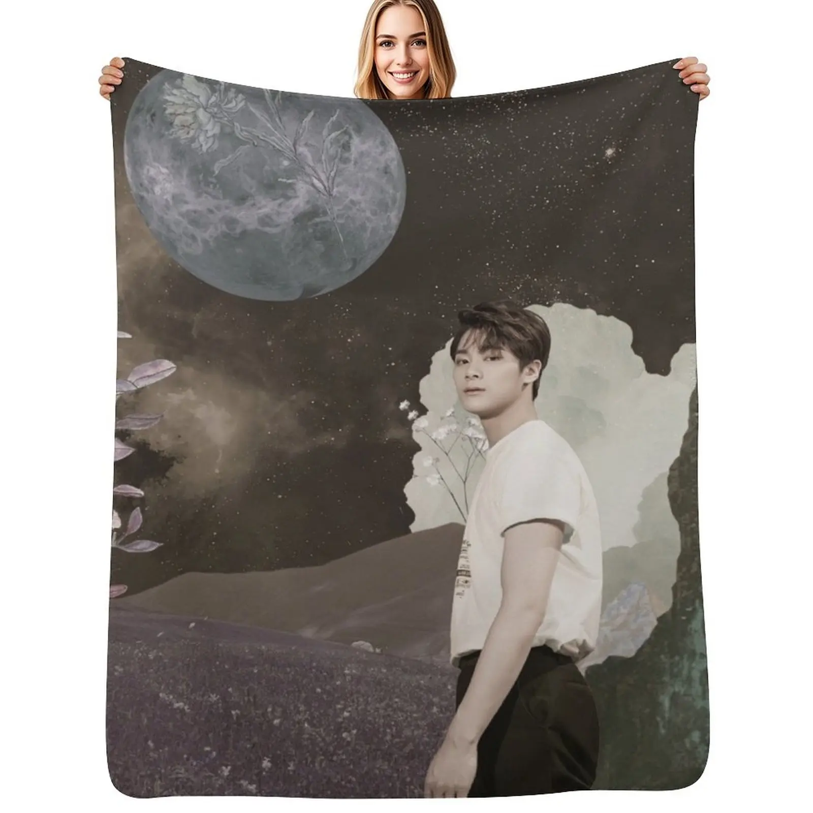 Collage Moonbin ASTRO Throw Blanket Wrinkle Resistant Lightweight Blanket
Collage Moonbin ASTRO Throw Blanket Wrinkle Resistant Lightweight Blanket