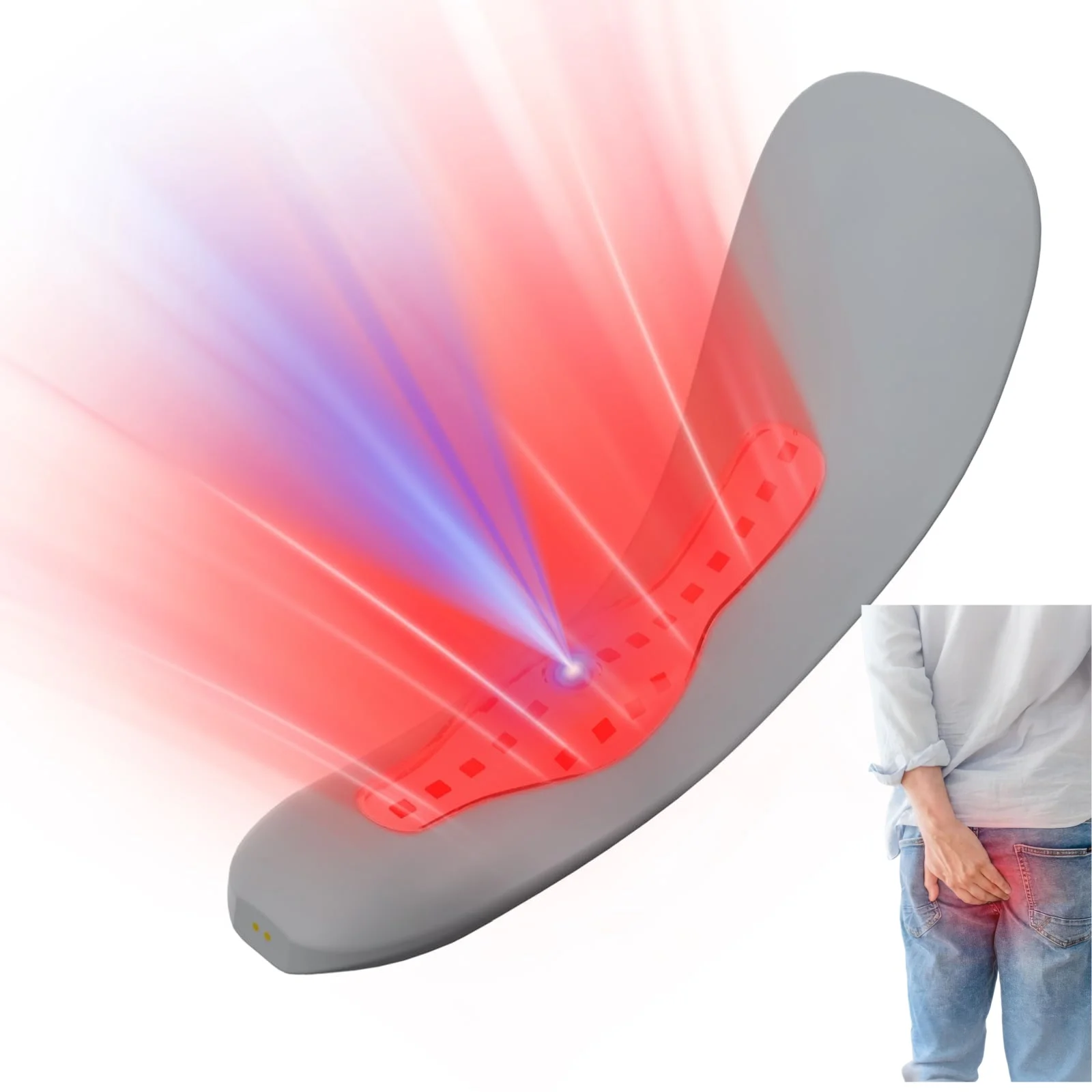 Red Light Hemorrhoid Treatment Device Home Body Care for Calms&Soothes Burning&Itching&Swelling Hemorrhoid Treatment Massager Constipation Red Light Heat Appliance Heated Vibrating Hemorrhoid Remover Men's Care with Timer Function&Four Adjustable Modes
Red Light Hemorrhoid Treatment Device Home Body Care for Calms&Soothes Burning&Itching&Swelling Hemorrhoid Treatment Massager Constipation Red Light Heat Appliance Heated Vibrating Hemorrhoid Remover Men's Care with Timer Function&Four Adjustable Modes