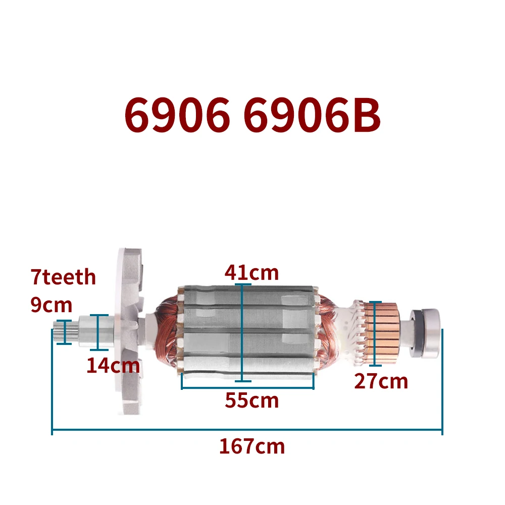 AC220-240V якорь для Makita 6906 6906B электрический гаечный ключ ротор якорный двигатель замена деталей электрического инструмента
AC220-240V якорь для Makita 6906 6906B электрический гаечный ключ ротор якорный двигатель замена деталей электрического инструмента