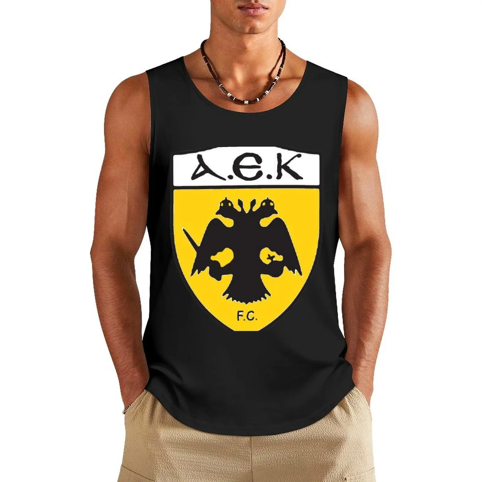 AEK Athens, from Greece Tank Top t shirt Gym t-shirt man gym clothes for man cool things
AEK Athens, from Greece Tank Top t shirt Gym t-shirt man gym clothes for man cool things