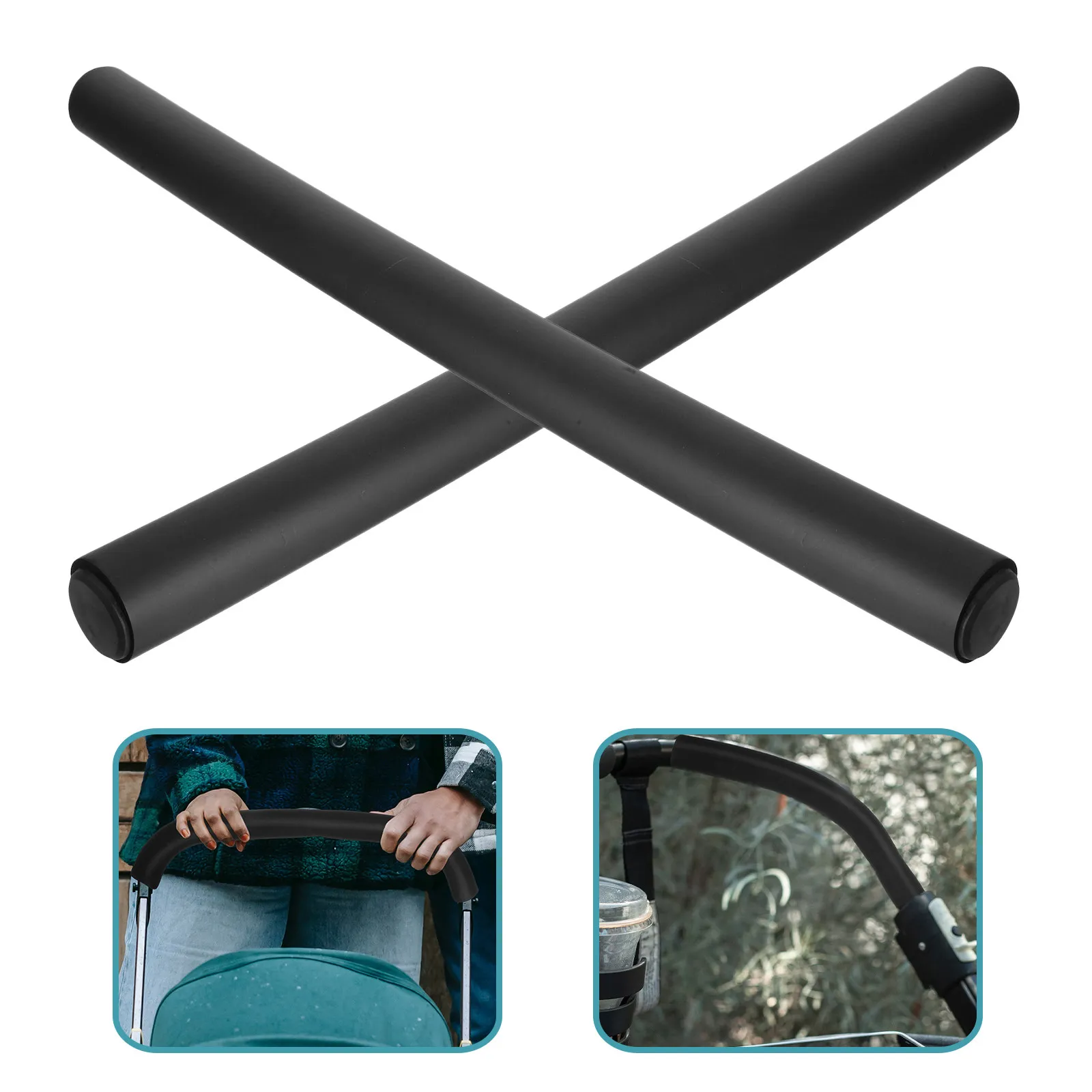6Pcs Baby Stroller Handle Covers Black Sponge Grip Protectors Anti-Slip Replacement for Stroller Wheelchair Bicycle Handlebar
6Pcs Baby Stroller Handle Covers Black Sponge Grip Protectors Anti-Slip Replacement for Stroller Wheelchair Bicycle Handlebar