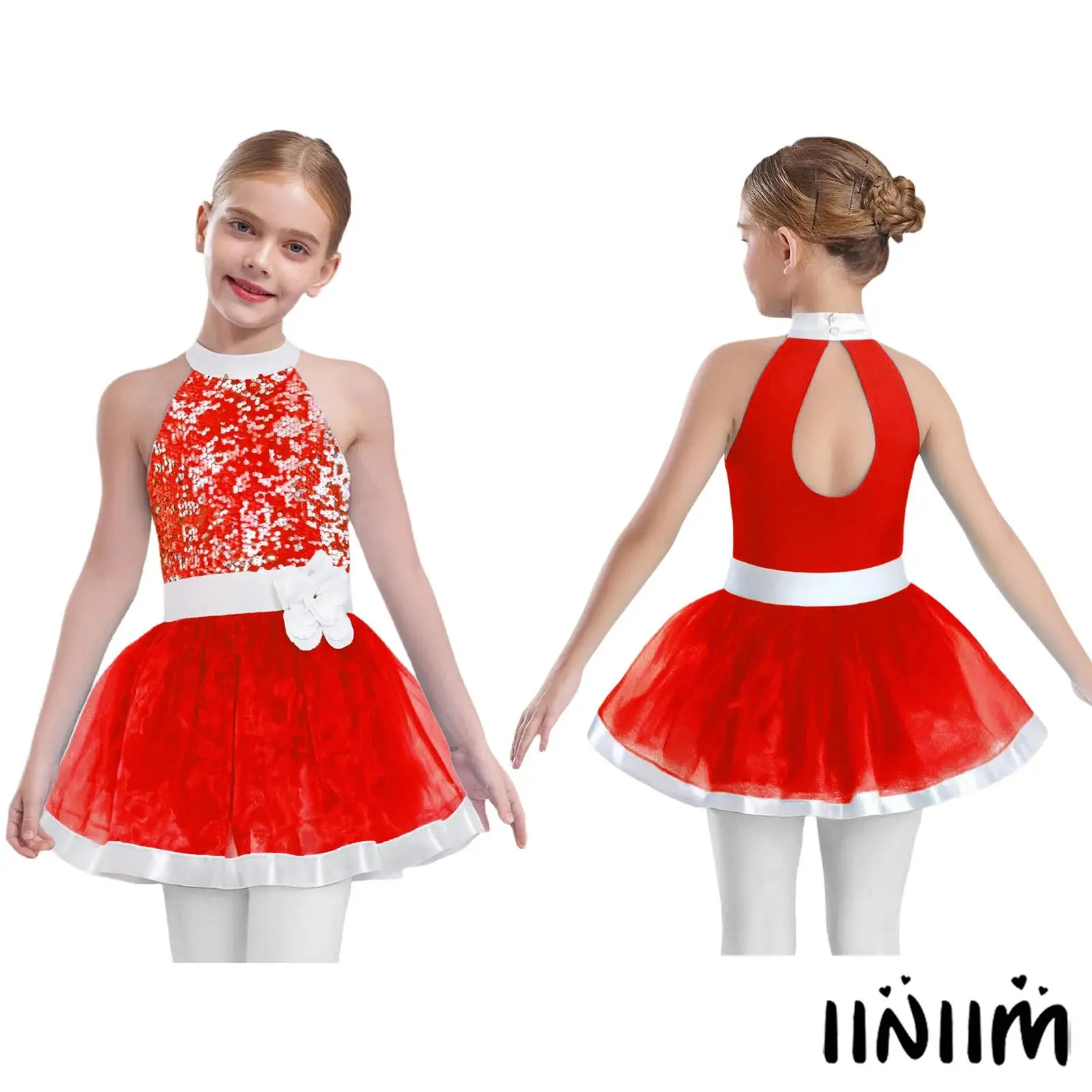 Elasticized Waist Tutu Dress for Kids Girls Glittering Layered Tulle Skirt with Built In Briefs for Figure Skating Dance Show
Elasticized Waist Tutu Dress for Kids Girls Glittering Layered Tulle Skirt with Built In Briefs for Figure Skating Dance Show