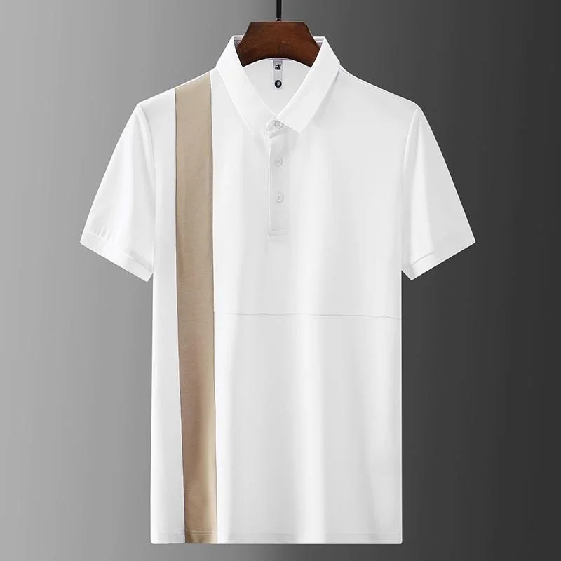 simple American European and color contrast polo shirt men's fashion trend short sleeve T-shirt designer high-end Lapel top
simple American European and color contrast polo shirt men's fashion trend short sleeve T-shirt designer high-end Lapel top