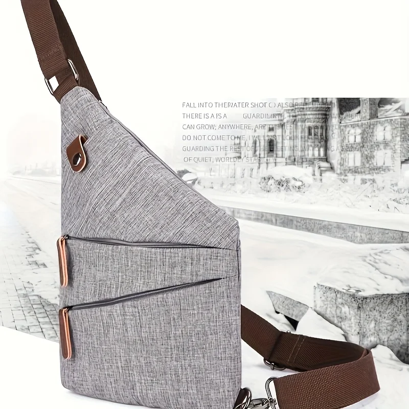 1pcs Men's Chest Bag Multi-function Crossbody Bag Polyester Anti-theft Casual Sling Bag
1pcs Men's Chest Bag Multi-function Crossbody Bag Polyester Anti-theft Casual Sling Bag
