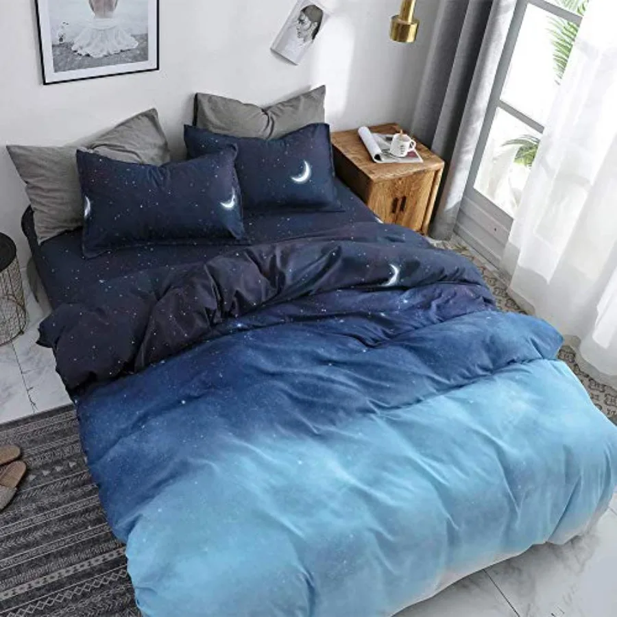 Duvet Cover Twin, 2 Pcs Space Galaxy Twin Bedding Sets for Girls Boys Soft Breathable
Duvet Cover Twin, 2 Pcs Space Galaxy Twin Bedding Sets for Girls Boys Soft Breathable