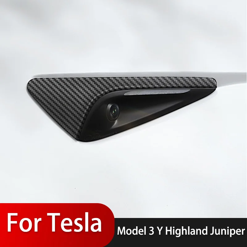 For Tesla Model 3 Y Highland Juniper 2025 Side Camera Cover Lens Protector ABS Camera Cover Black Fiber Pattern Accessories
For Tesla Model 3 Y Highland Juniper 2025 Side Camera Cover Lens Protector ABS Camera Cover Black Fiber Pattern Accessories