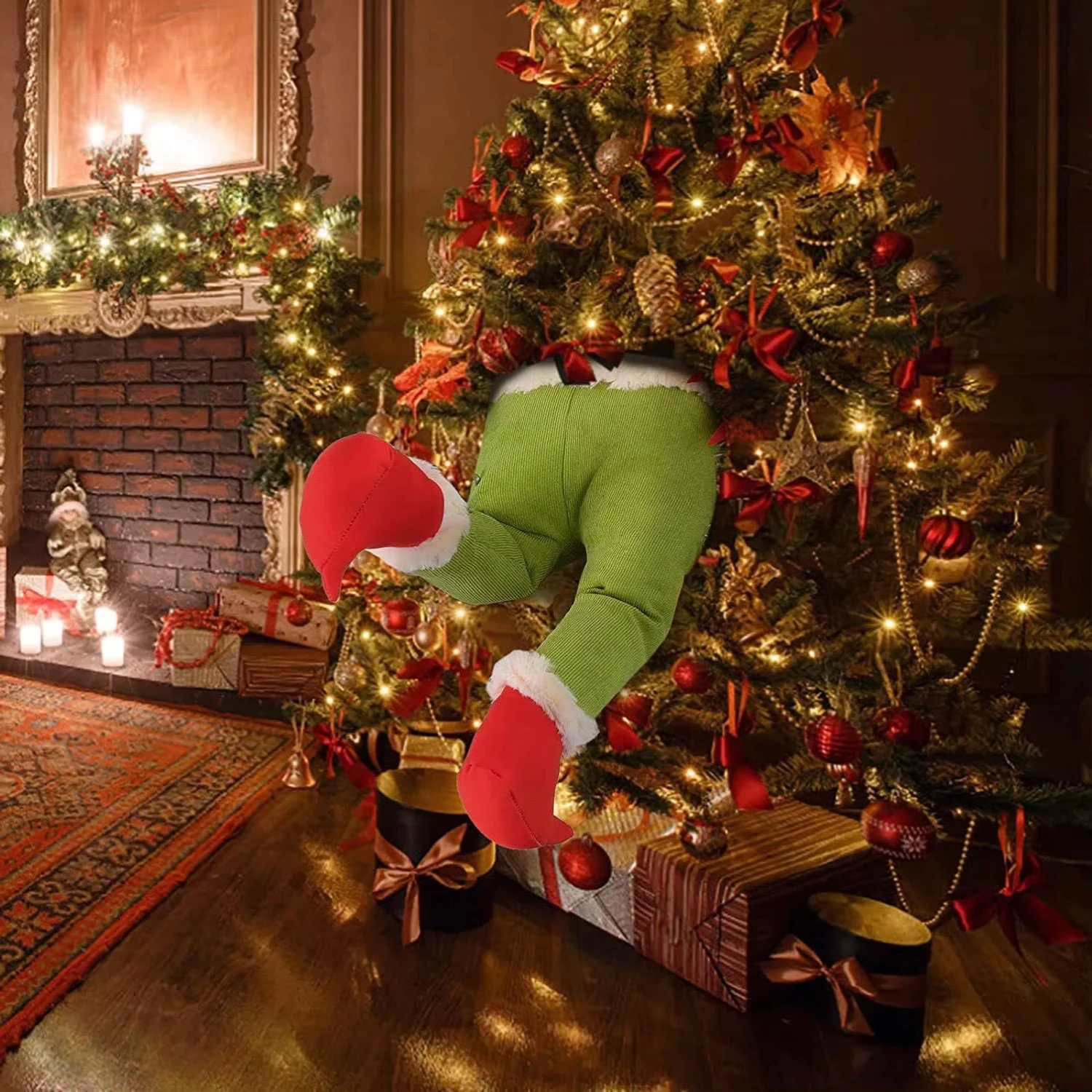 New Santa Claus Plush Legs For Christmas Decorations Stuffed Legs For Christmas Tree Santa Elf Legs Tree hanging ornament
New Santa Claus Plush Legs For Christmas Decorations Stuffed Legs For Christmas Tree Santa Elf Legs Tree hanging ornament