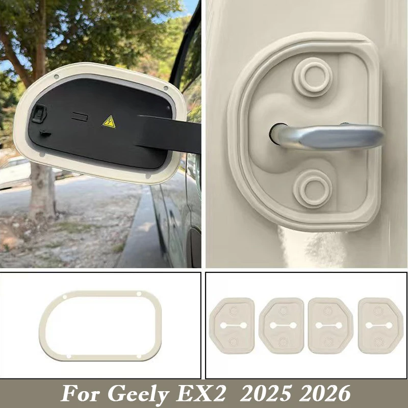 For Geely EX2 Car Door Lock Buckle Protection Cover Silicone Shock Absorber Pad Charging Port Waterproof Cover Rubber Strip Ring
For Geely EX2 Car Door Lock Buckle Protection Cover Silicone Shock Absorber Pad Charging Port Waterproof Cover Rubber Strip Ring