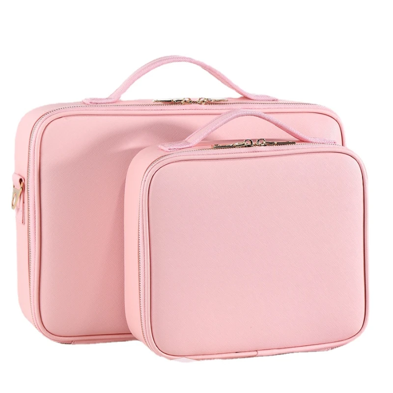 Pink Cute Girly Heart Makeup Bag Women's Portable Large Capacity Multi-Functional Simple Makeup Artist Bag
Pink Cute Girly Heart Makeup Bag Women's Portable Large Capacity Multi-Functional Simple Makeup Artist Bag